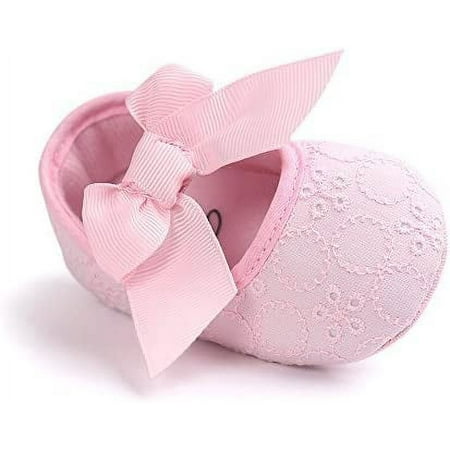 

Baby Girls Princess Bowknot Soft Sole Cloth Crib Shoes Sneaker
