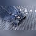 thumbnail image 6 of Boys Long Sleeve Striped Denim Jacket and Letter Print Pants Set Casual Outfit for Children Spring Autumn Wear, 6 of 7