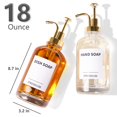 thumbnail image 4 of Dispensador de jabón Hoousuper Kitchen Bathroom, 500 ml (paquete de 2), 4 of 7