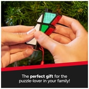 Rubik’s Cube, Holiday Tree Festive Novelty Cube and Problem-Solving Puzzle Ornament