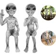 thumbnail image 1 of Estatua de extraterrestre, figura de extraterrestre para jardín, esculturas de resina para decoración de jardín, estatuas de extraterrestres de resina, decoración para exteriores,, 1 of 4