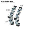 thumbnail image 2 of Naloa Butterflys Thigh High Socks Extra Long Stretchy Sock Women Over Knee High Opaque Stocking Daily Wear, 2 of 6