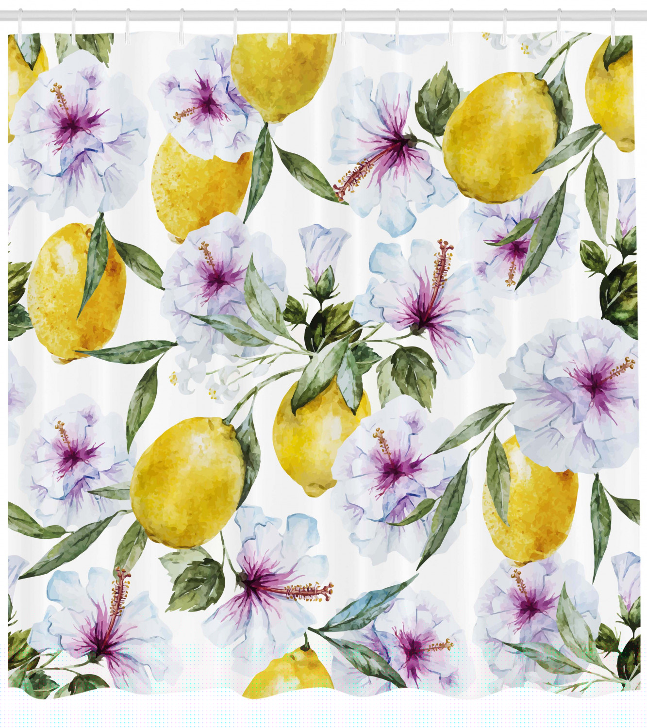 thumbnail image 3 of Ambesonne Spring Shower Curtain, Flowers Harvest Aroma, 69"Wx84"L, Multicolor, 3 of 3