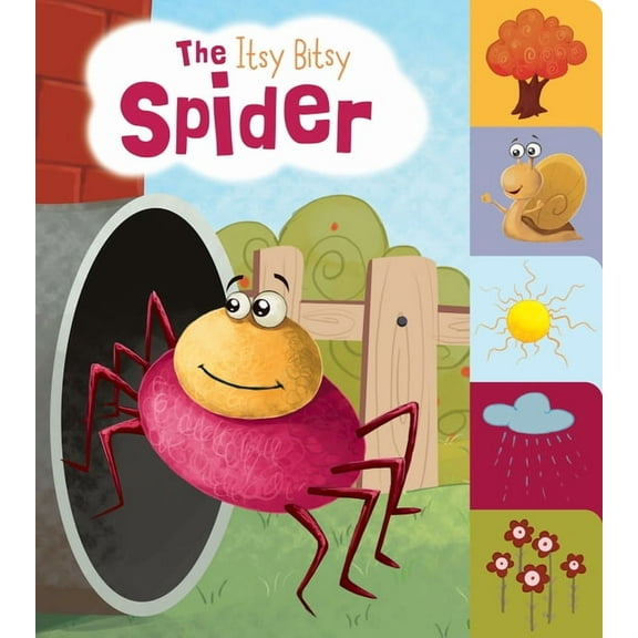The Itsy Bitsy Spider, (Board Book)