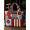 Watermelon Red, variant on Floral American Flag Print Quilted Tote Patchwork 250 Anniversary USA 4Th Of July Patriotic Shoulder Bag Daily Handbag