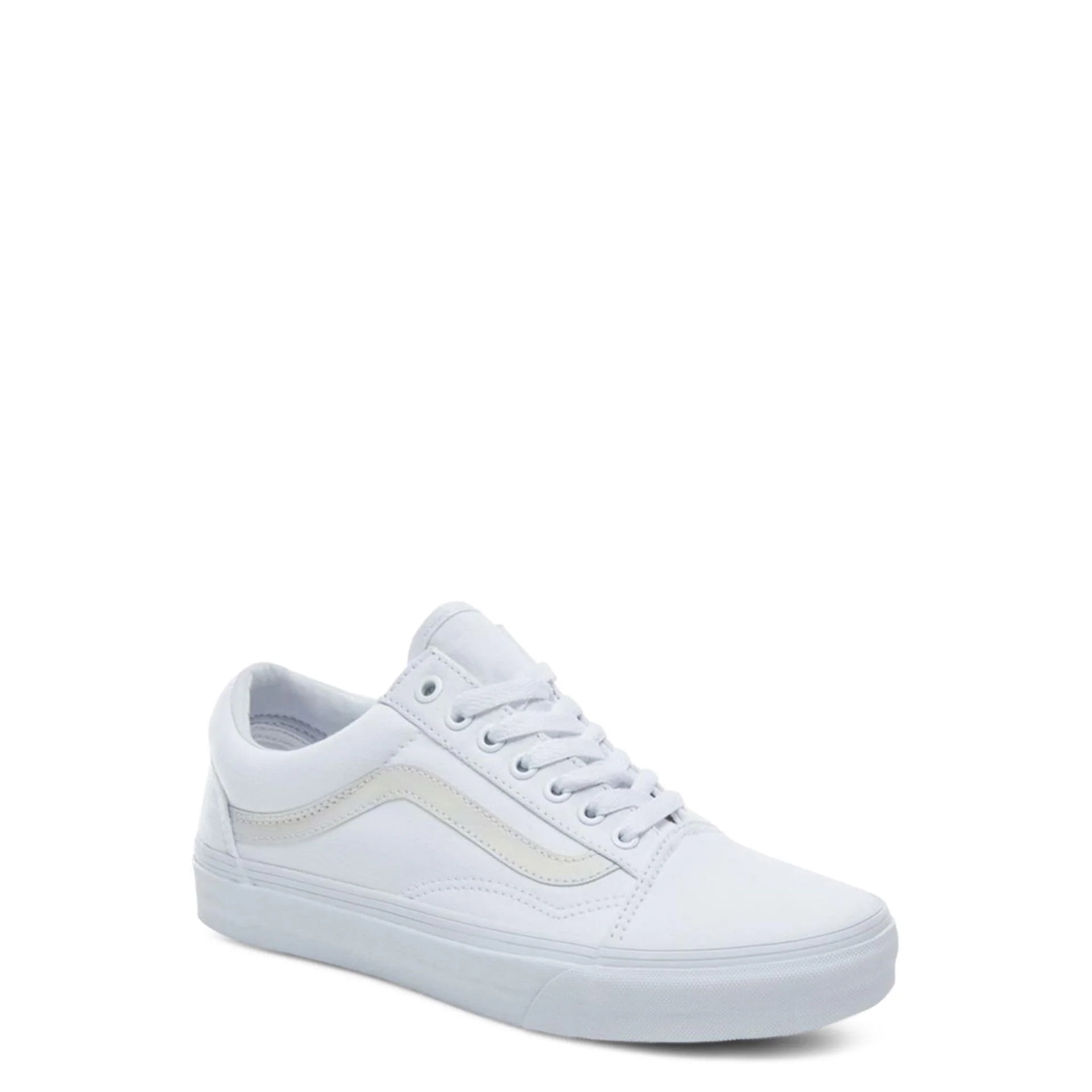 Vans Unisex Old Skool Classic Skate Shoes - True White - 9