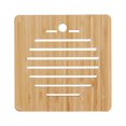 thumbnail image 1 of CHUANK Wooden Trivet Hot Pad for Kitchen Table - Large Round Heat Resistant Dining Table  for Hot Dishes Pots Plates - Natural Wood Insulated Table Protector No Paint No Wax Temperature S, 1 of 2