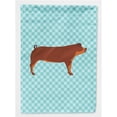 thumbnail image 1 of Carolines Treasures BB8116GF Duroc Pig Blue Check Drapeau de Jardin, 1 of 3