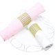 thumbnail image 3 of 20 anillos para servilletas, adorno brillante para bodas, duchas, fiestas, servilletas con velcro (dorado) Sincero Hogar, 3 of 6