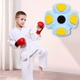 thumbnail image 3 of Smart Music Boxing Trainer Almohadilla de boxeo montada en la pared | Altavoz Bluetooth mejorado | USB tipo C recargable | Retroalimentación del sensor de luz | Incluye guantes de boxeo | Equipo de, 3 of 7