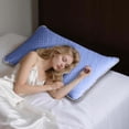 thumbnail image 4 of Zoxiy Ultra-Chill Cooling Pillowcase or Protecting Hair & Skin,,Breathable Cool Soft Pillowcase,Summer Pillow Cover,for Hot Sleepers & Night Sweats,19" x 30", 4 of 9