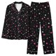 thumbnail image 4 of Puntoco Pijamas para mujer Pijamas de manga larga para mujer y hombre Pijamas de pareja Ropa sexy para el hogar para mujer, 4 of 5