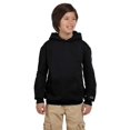 thumbnail image 4 of Unisex Youth Double Dry Action Fleece Pullover Hood, Black - L, 4 of 8
