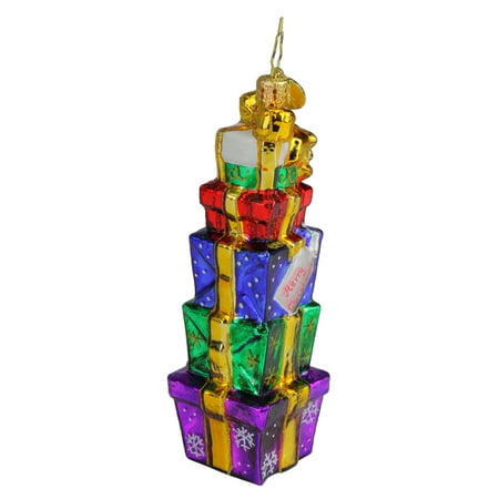 Christopher Radko Tower Of Gift Glass Christmas Ornament #1019811 ...