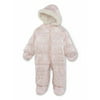 Carters Infant Girls Pink Nordic Print Snowsuit Baby Pram Snow Suit