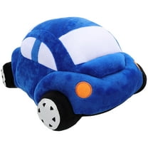 FONDOTIN Cute Car Shaped Pillow Short Plush for Kids Sleeping 1Pcs 15.7x8.7in