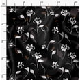 thumbnail image 2 of Soimoi Minky Black Fabric By the Yard - 56 Inch Wide - Florals, Leaves Print Fabric - Elegant & Beautiful Patterns for Fashion and Home Decor Printed Fabric, 2 of 6