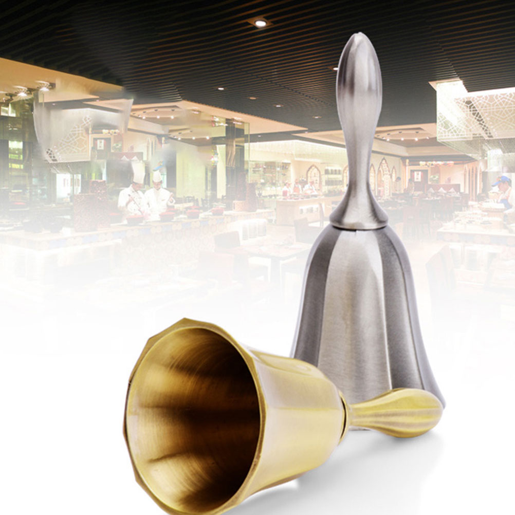 Cloche En Fer Rétro Avec Poignée - Sonnette De Service Pour Restaurant, Décoration Maison Vintage - 3