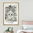 thumbnail image 3 of PixonSign Framed Canvas Print Wall Art Matisse Floral Nature Woman Portrait Abstract Shapes Illustrations Modern Art Decorative Minimal Relax/Calm for Living Room, Bedroom, Office - 16"x24" NATURAL, 3 of 5