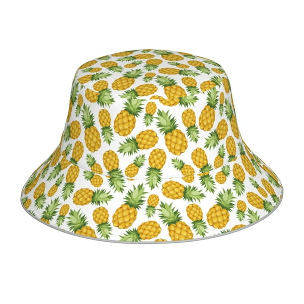 Balery Pineapple Sombreros para el sol para hombre y mujer, sombrero de pescador con UPF 50+