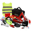 Generic Car Emergency Kit, Multifunctional Roadside Assistance Auto Safty, First Aid, Jumper Cables, Tow Rope, Triangle, Flashlight, Safety Hammer and More Ideal Survival Pack Accessories
