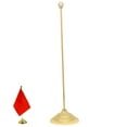 thumbnail image 5 of KAJNBN Golden Desktop Flagpole For Personal Use Easy Installation 1Pcs 34x8cm, 5 of 8