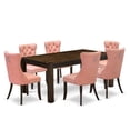 thumbnail image 7 of East West Furniture 7 Piece Dining Set Contains a Rectangle Rustic Wood Table, 7 of 7