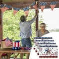 thumbnail image 5 of XMMSWDLA Stars Stripes Patriotic 4th of July Placemats , 12x18 Inch Independence Day Table Mats for Party Kitchen Dining Decoration, 5 of 5