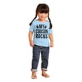 thumbnail image 4 of My Cousin Rocks Family Musician Toddler Boy Girl T Shirt Infant Toddler Brisco Brands 3T, 4 of 6