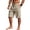Khaki, variant on TOMVIGX Mens Workout Shorts Casual Loose Quick Dry Beach Summer Pants Lightweight Breathable Gym Shorts for Outdoor Running Training with Pockets Black L