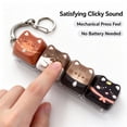 thumbnail image 4 of 4-Key Cat Themed Keyboard Clicker Fidget,Cute Stress Relief Toy,Portable Keyboard Keychain for Daily Anxiety Relief, 4 of 7