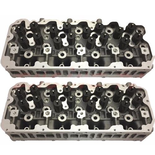 Duramax 6.6L LLY Complete Pair Cylinder Heads With Valve Train 2004.5