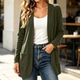 thumbnail image 5 of Enjoytime Lightweight Cardigans for Women Long Sleeve Open Front Cardigan Sweater Solid Casual Soft Fall Clothes, 5 of 8