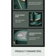 thumbnail image 4 of Folding Hanging Iron Cross-border Handheld Portable Electric Iron Home Travel Ironing Clothes Artifact, 4 of 9