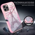 thumbnail image 3 of For iPhone 13 Pro Tough Anti-Slip Hybrid Case Cover - Eiffel Tower, 3 of 6