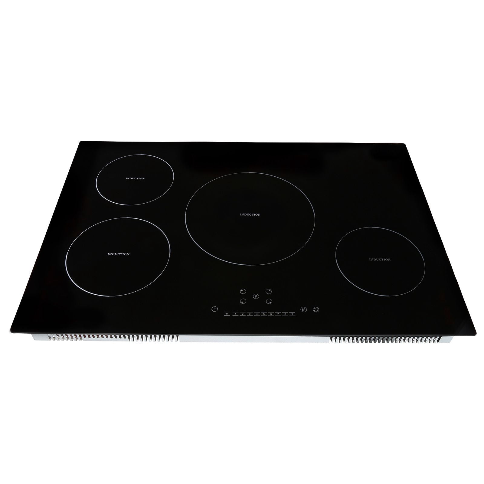 30" 4-Burner Built-In Induction Cooktop with 9 Power Levels, 7500W Electric Stove Top Featuring LED Touch Control, Child Safety Lock&Timer Function
