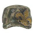 thumbnail image 2 of Top Headwear Beaded Fleur-de-Lis Cadet angustiado Cap - Camo TOP HEADWEAR Sombrero de cadete, 2 of 2