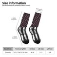 thumbnail image 2 of Logiee Ribbon Breast Cancer Awareness Print Adult Socks for Men & Women,Calf Socks, Ankle Socks,Boots Socks,Breathable Casual Sock,Unisex Crew Socks, 2 of 6