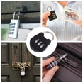 thumbnail image 3 of SHOWERORO 4Pcs Combination Lock Metal Padlock with 3 Digit Code for Gym Locker Toolbox and Luggage Black, 3 of 7