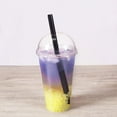 thumbnail image 2 of 100 PCS Individually Wrapped Straws,Black Disposable Straws,Boba Straws,Plastic Straws,Extra Wide Smoothie Straws for Hot Chocolate,Fruit,Juice,Milk,Coffee, 2 of 7
