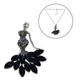 thumbnail image 1 of Brooch Pin Fashion Elegant Dual-Purpose Crystal Mermaid Shape Necklace Rhinestone Brooch Lapel Pin with Chain, 1 of 10
