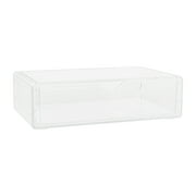 Martha Stewart Brody Plastic Stackable Office Desktop Organizer Box with Drawer, 12.75" x 7.75"