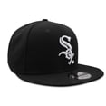 thumbnail image 3 of Gorra New Era 9FIFTY Chicago WHITESOX Negra y Blanca Snapback, 3 of 5