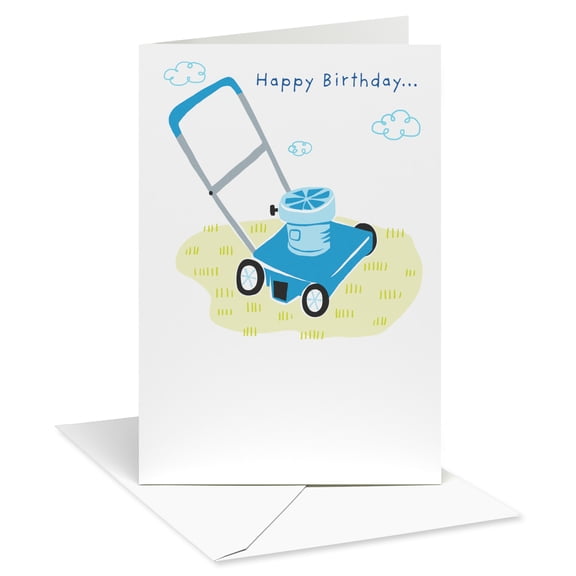 American Greetings Funny Birthday Card for Him (Lawn Mower Joke)