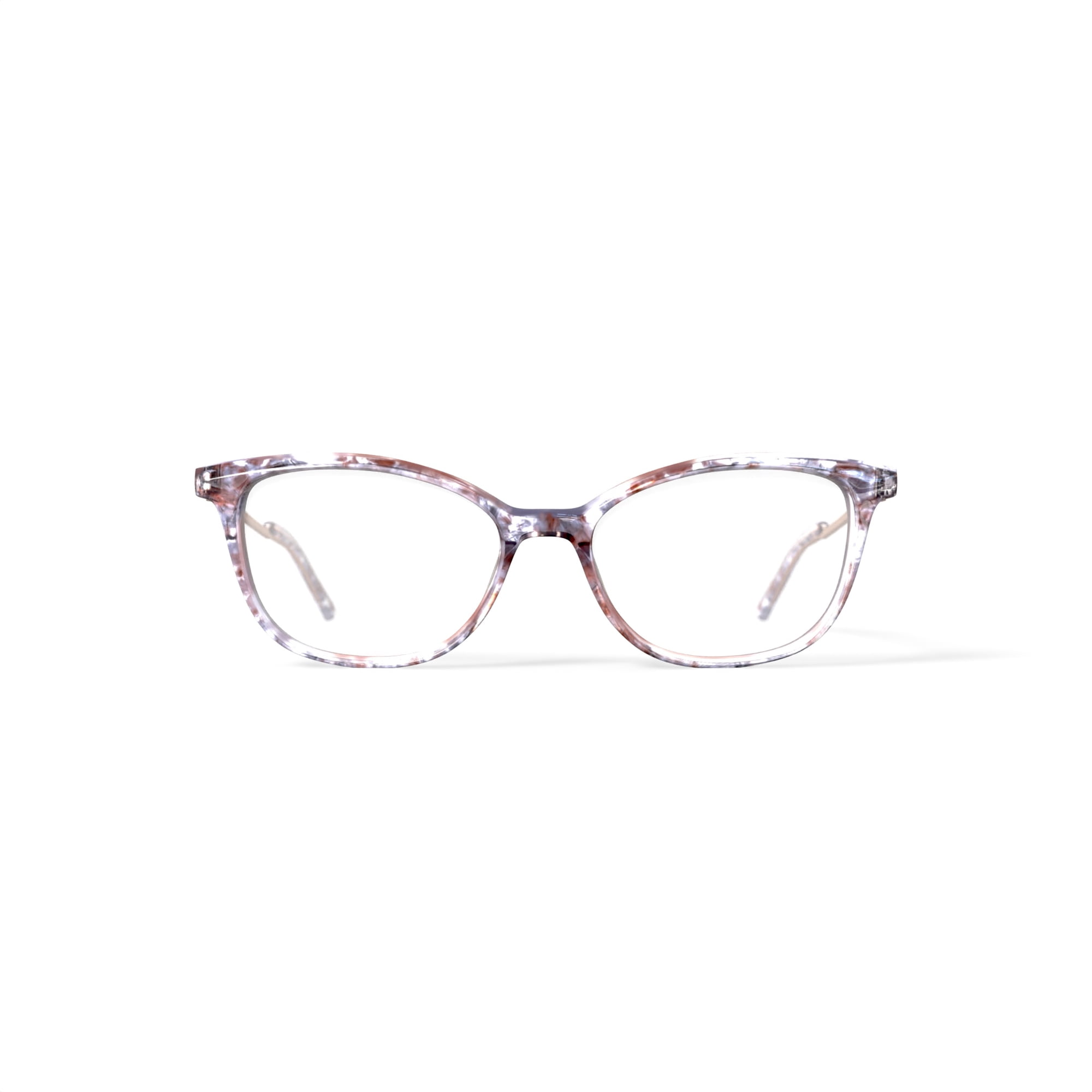 Walmart Women's MC007 Kami Square Prescription Eyeglasses with Case, Multicolor