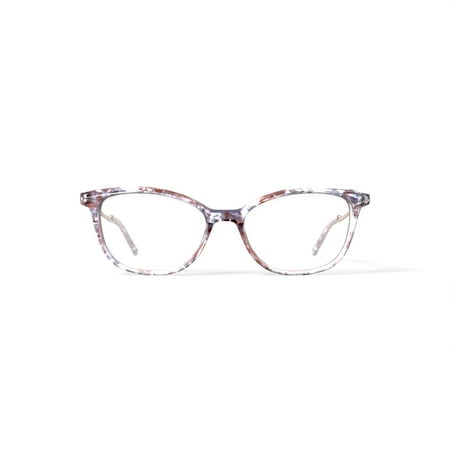 Walmart Women's MC007 Kami Square Prescription Eyeglasses with Case, Multicolor