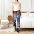 thumbnail image 4 of Salouo Elephant Fireworks Celebration Print Women's Pajama Pants Casual Loose Sweatpants PJs Flowy Pants Drawstring Palazzo for Women Wide Leg Pants Lounge Pajama -Medium, 4 of 8