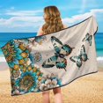 thumbnail image 4 of Uorisanigo Car Seat Cover Protector Front Seats Only for Gym Workout Beach Hiking Mandala Butterfly Seat Towel Covers Universal Fit Most Cars Auto Accessories Protectors Decor, 4 of 8