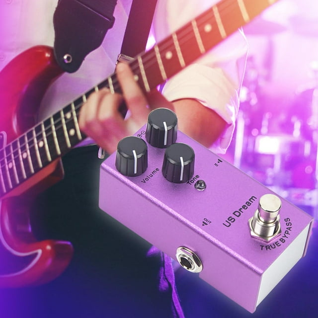 Nilvkv Guitar Effects Pedal-Metal Distortion Overload Reverb Choir Sound for Electric Guitar Performance