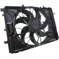 A-Premium Radiator Cooling Fan Assembly Replacement for Mercedes-Benz C230 C300 C350 E250 E350 E550 2008-2017